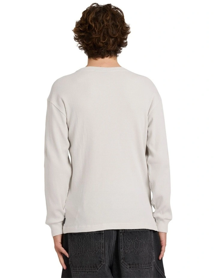 Immortal Waffle Long Sleeve T-shirt in Fog image 2