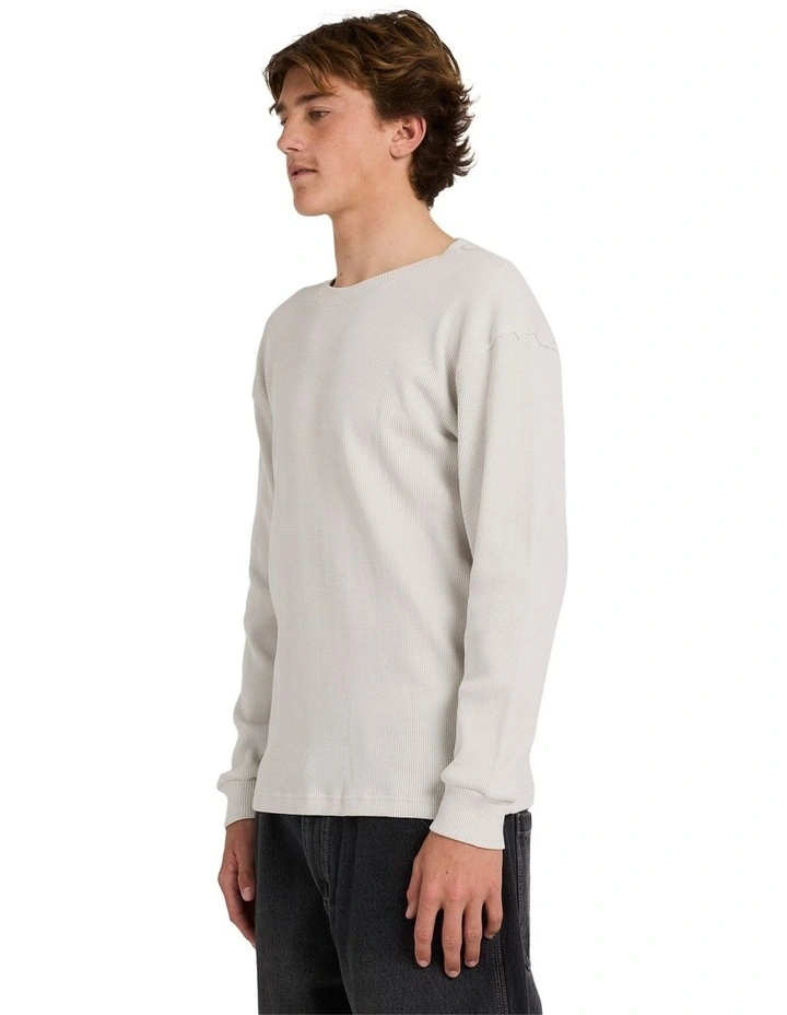 Immortal Waffle Long Sleeve T-shirt in Fog image 3