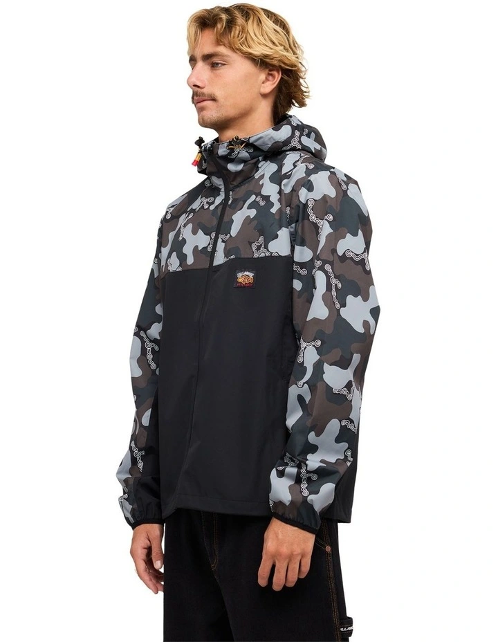 Otis Spray Waterproof Jacket in Black image 3