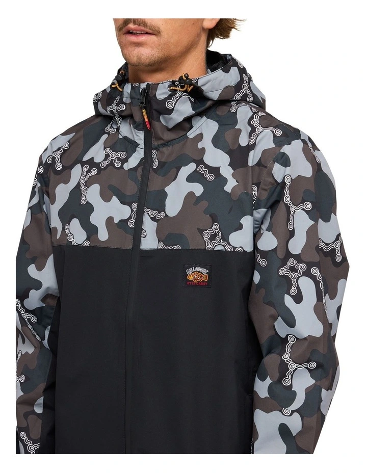 Otis Spray Waterproof Jacket in Black image 4