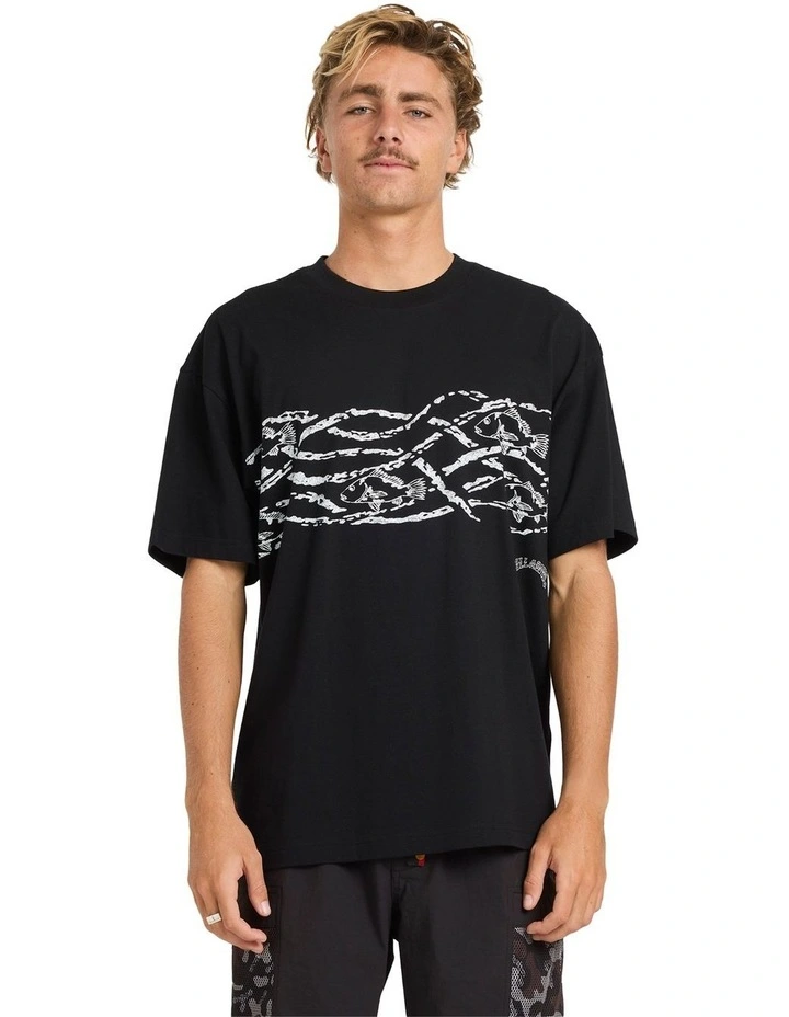 Otis Mangrove T-Shirt in Black image 1
