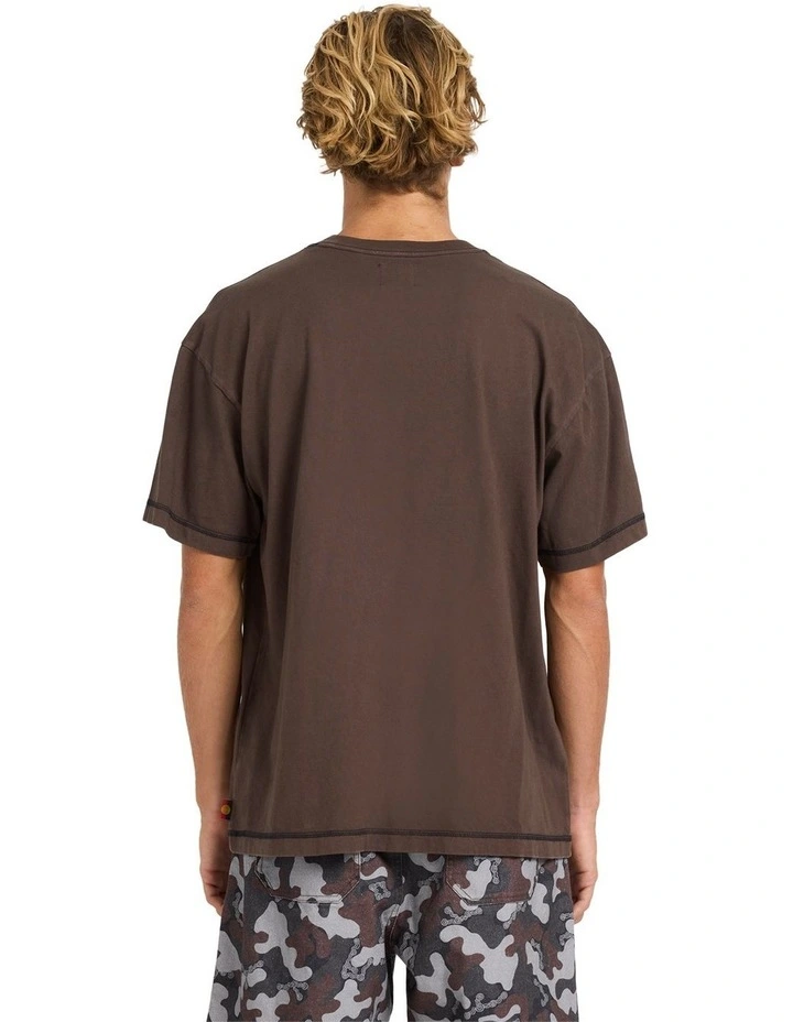 Otis Pocket T-Shirt in Chocolate image 2