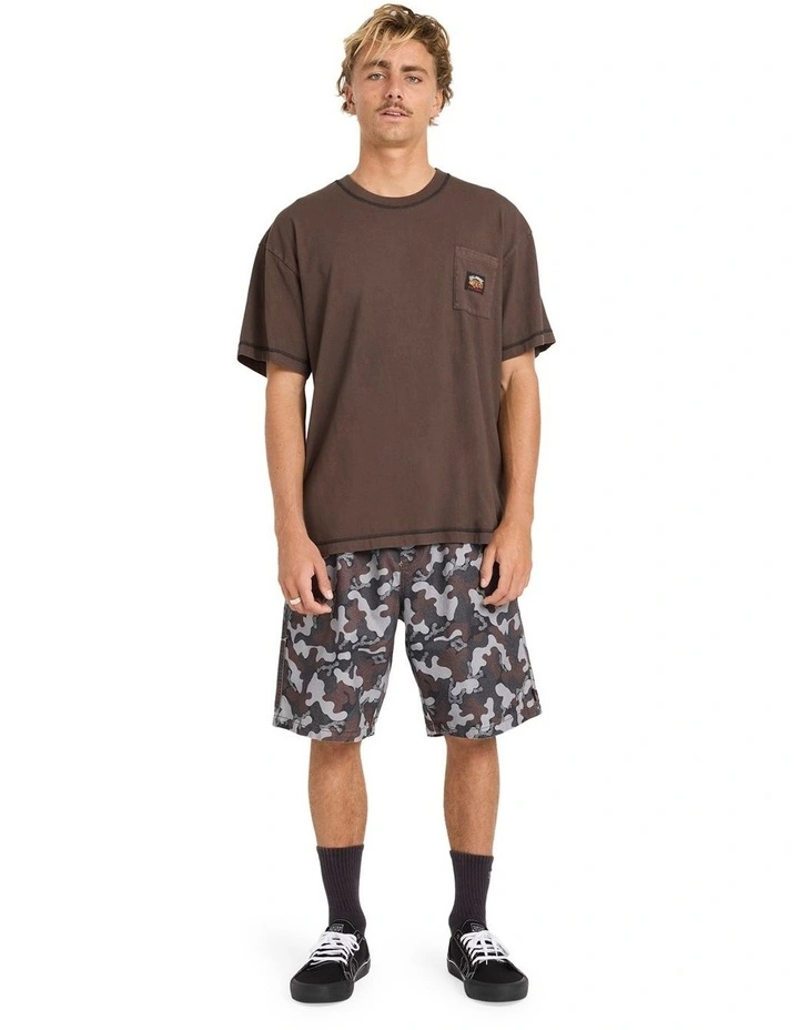 Otis Pocket T-Shirt in Chocolate image 5