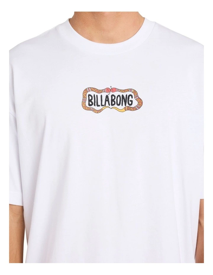 Otis Snake T-Shirt in White image 4