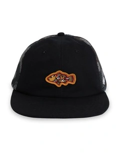 Otis Mangrove 5 Panel Twill Snapback Cap In Black