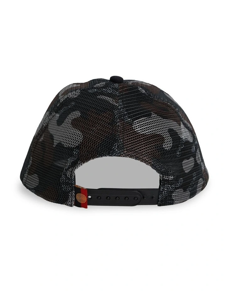 Otis Mangrove 5 Panel Twill Snapback Cap In Black image 3