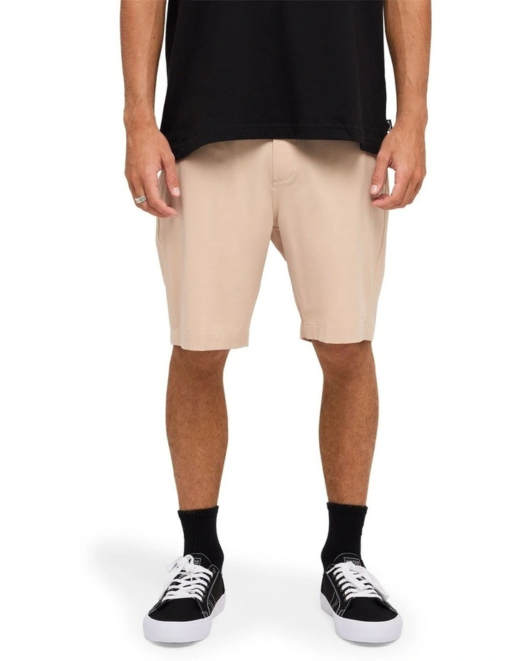 Primary Submers 19 Inch Hybrid Shorts in Oatmeal image 1