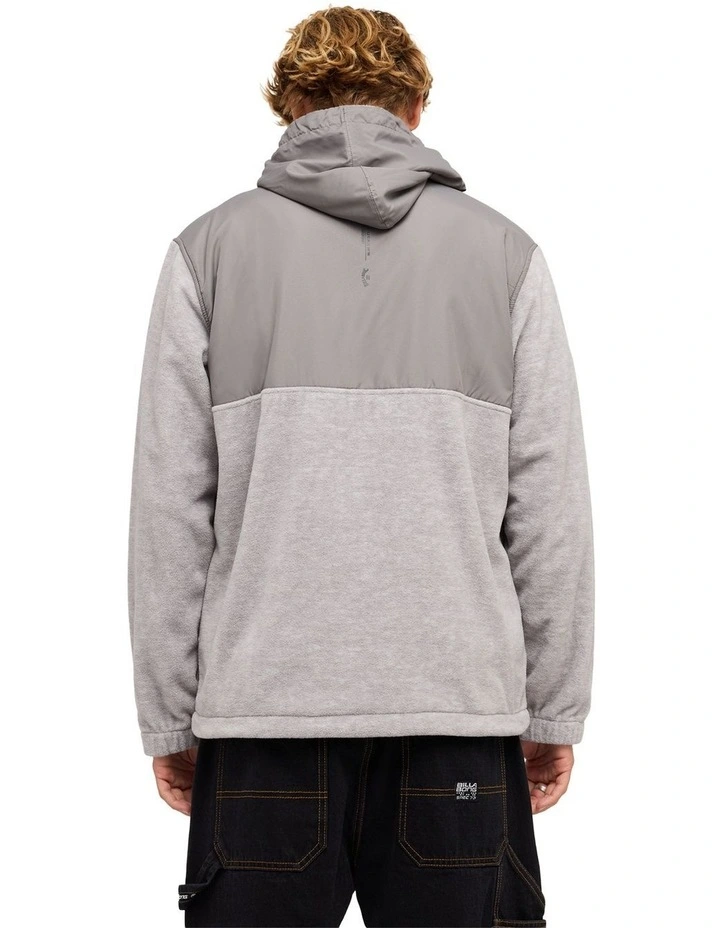 Boundary Lite Zip Fleece Top in Grey Heather image 2