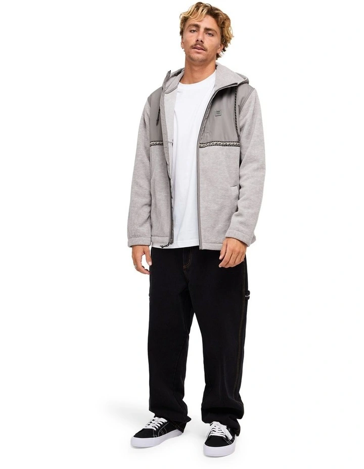 Boundary Lite Zip Fleece Top in Grey Heather image 5