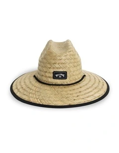 Tides Print Sun Hat in Dusty Blue