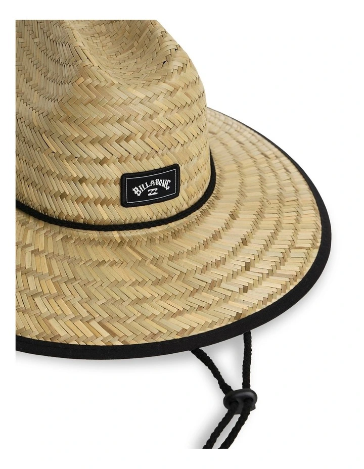 Tides Print Sun Hat in Dusty Blue image 2