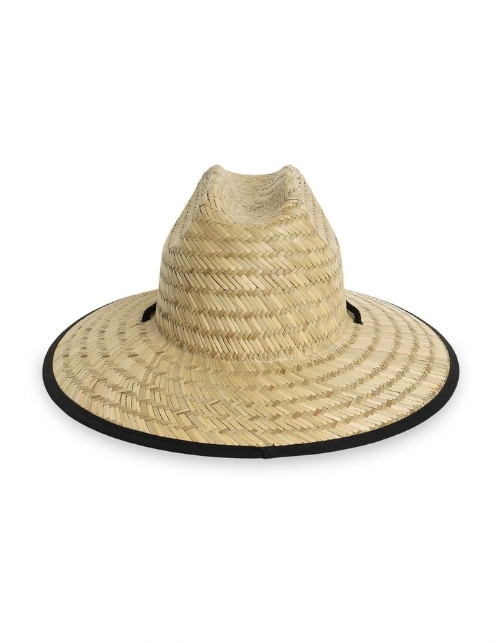 Tides Print Sun Hat in Dusty Blue image 3