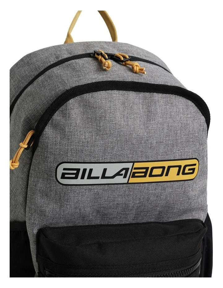 Scallop Surf Backpack in Heather Grey/Black image 4