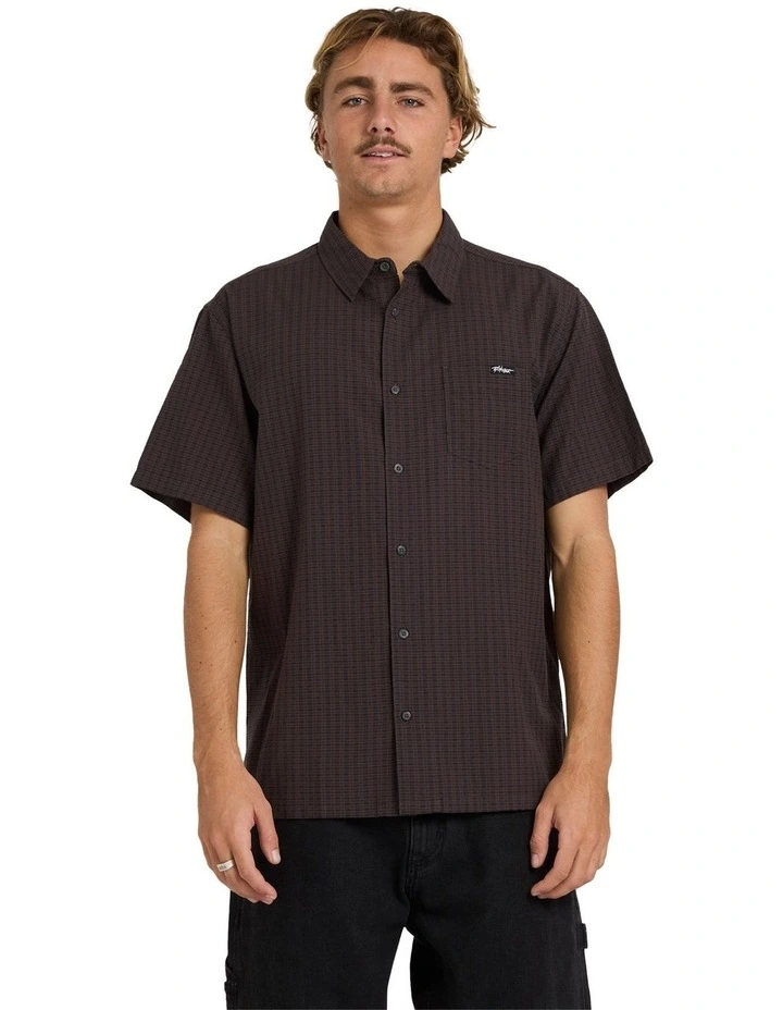 Mogul Short Sleeve Shirt in Raven image 1