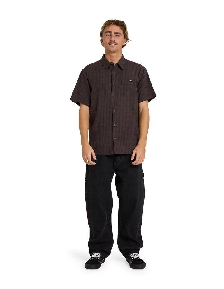 Mogul Short Sleeve Shirt in Raven image 5
