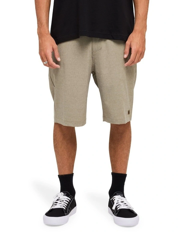 Crossfire 21 Inch Hybrid Shorts in Khaki image 1