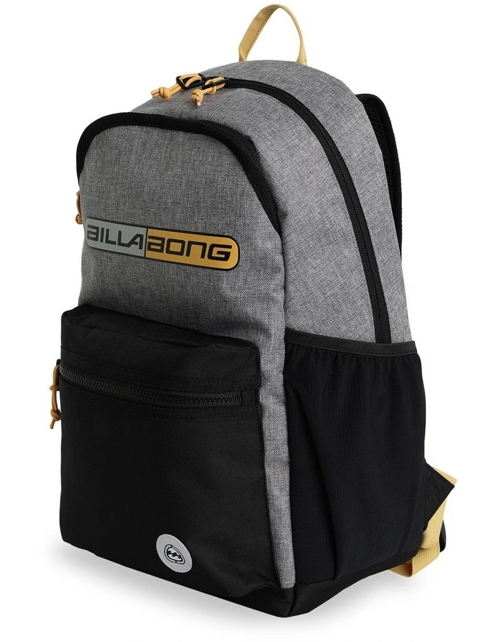 Scallop Surf Backpack in Heather Grey/Black image 3