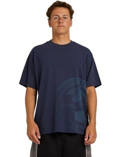 Spec Invert T-Shirt Dusty in indigo