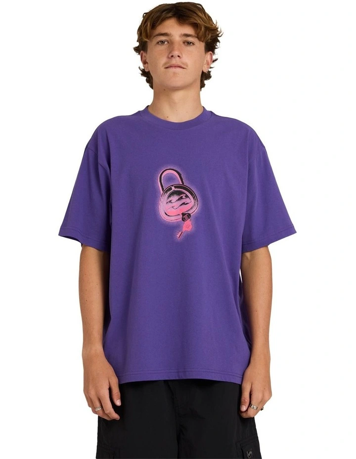 Spec Lock T-Shirt in Purple image 1