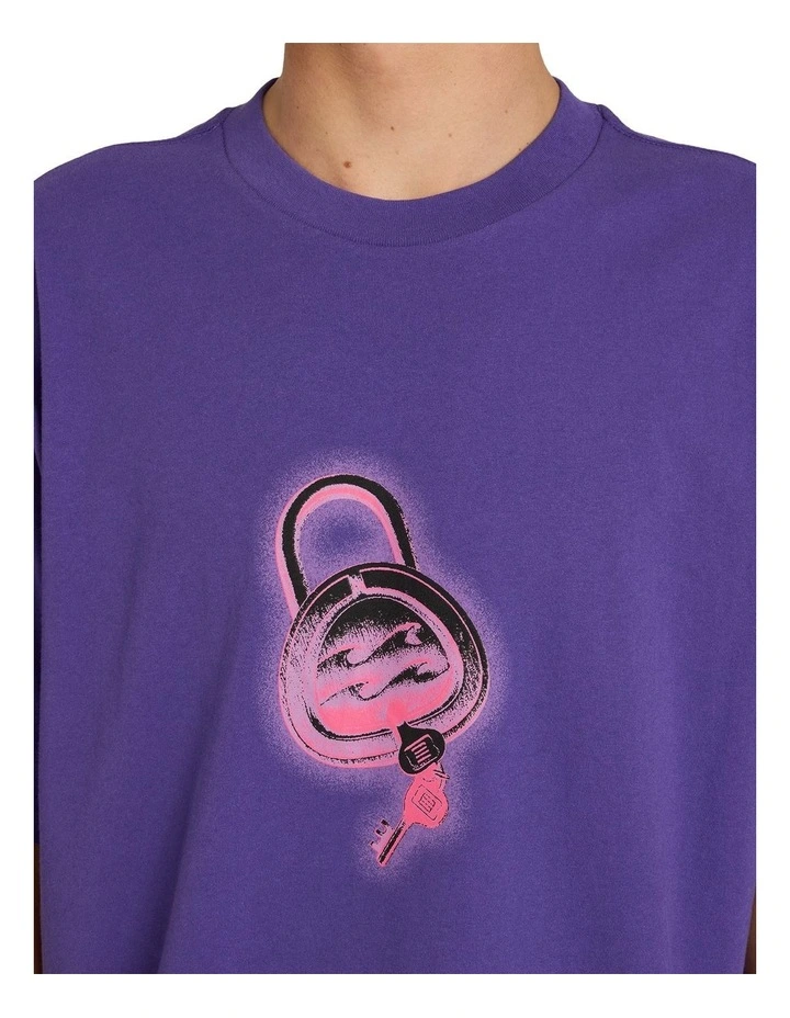 Spec Lock T-Shirt in Purple image 4
