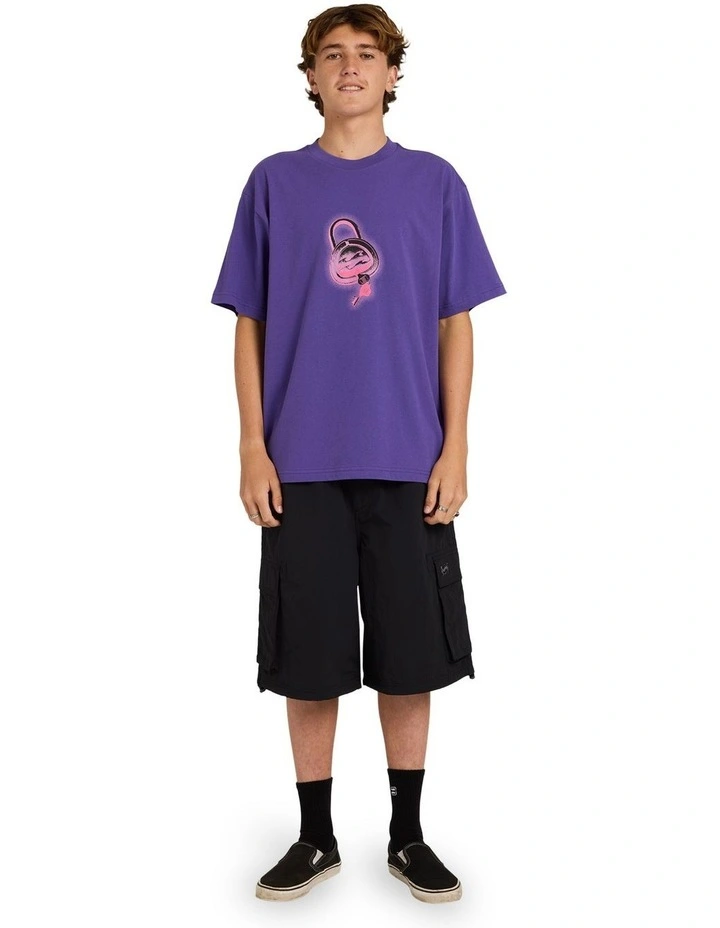 Spec Lock T-Shirt in Purple image 5