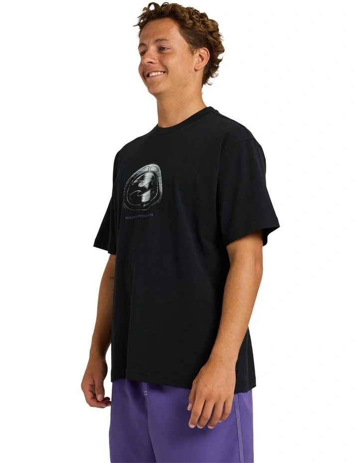 Spec Metal T-Shirt in Black image 3