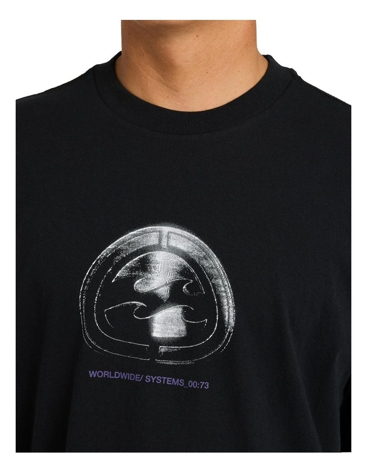 Spec Metal T-Shirt in Black image 4