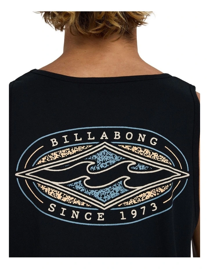 Rotar Diamond Tank Top in Black image 4