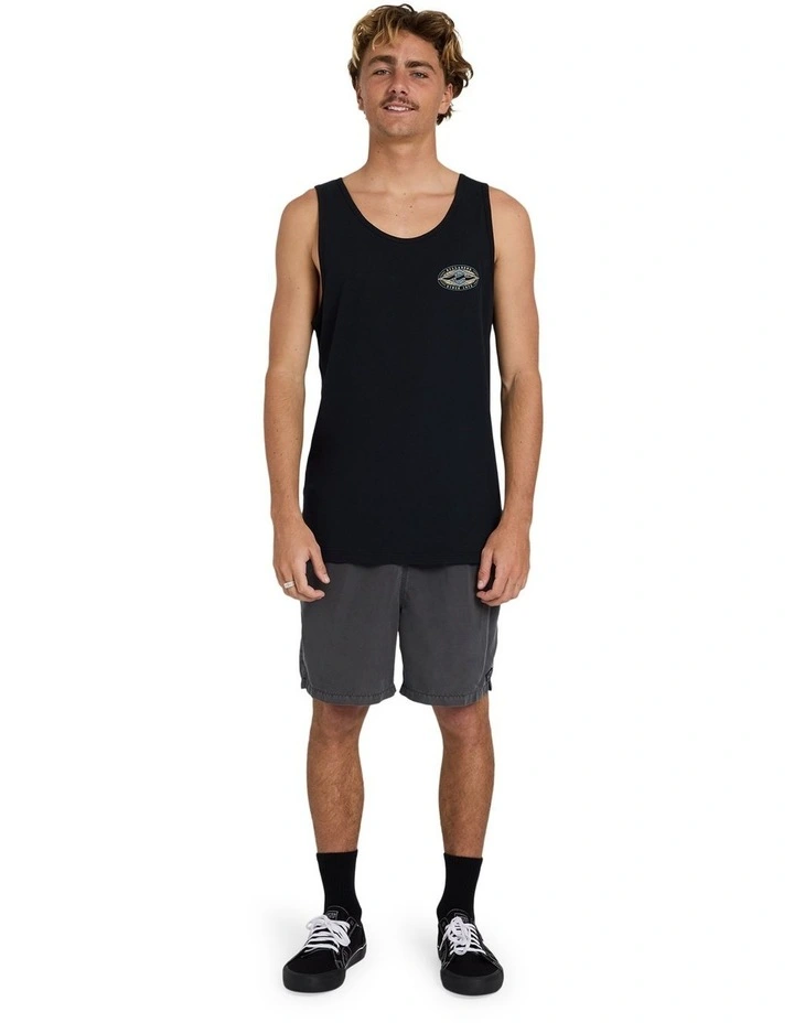 Rotar Diamond Tank Top in Black image 5