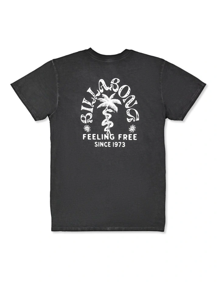 Big Wave Shazza T-Shirt in Black image 2