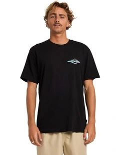 Crayon Wave Premium T-Shirt in Black