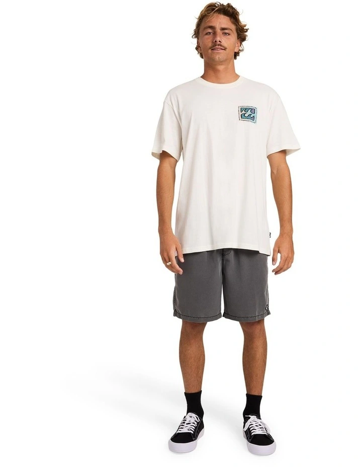 Crayon Wave Premium T-Shirt Off in White image 5