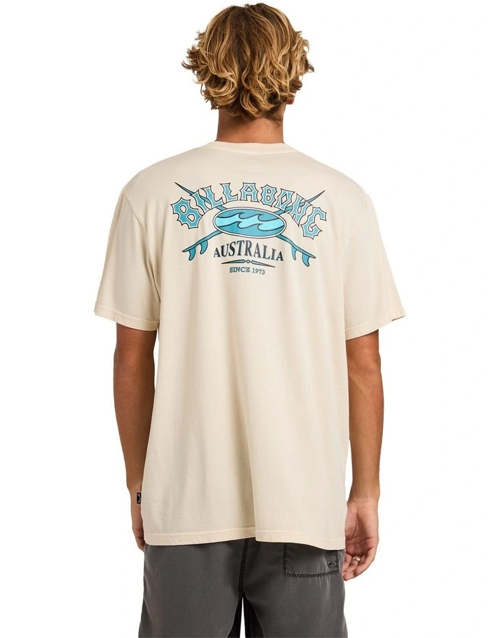 Heritage Arch Premium T-Shirt in Oatmeal image 2