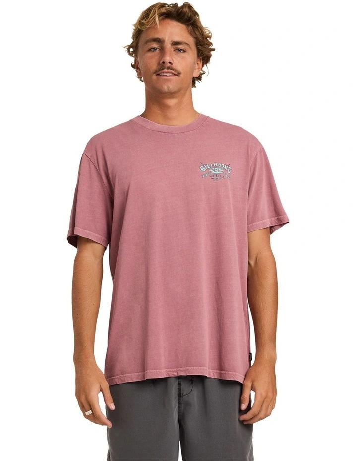 Heritage Arch Premium T-Shirt in Red Dahlia image 1