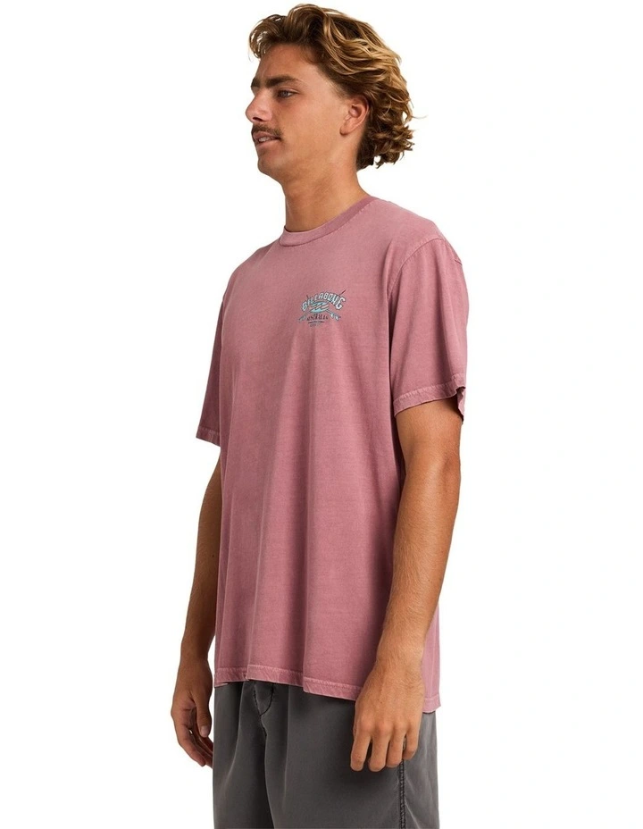 Heritage Arch Premium T-Shirt in Red Dahlia image 3