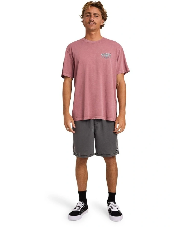 Heritage Arch Premium T-Shirt in Red Dahlia image 5