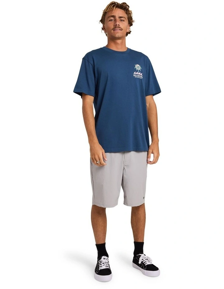 Portal Premium T-Shirt in Dark Denim image 5