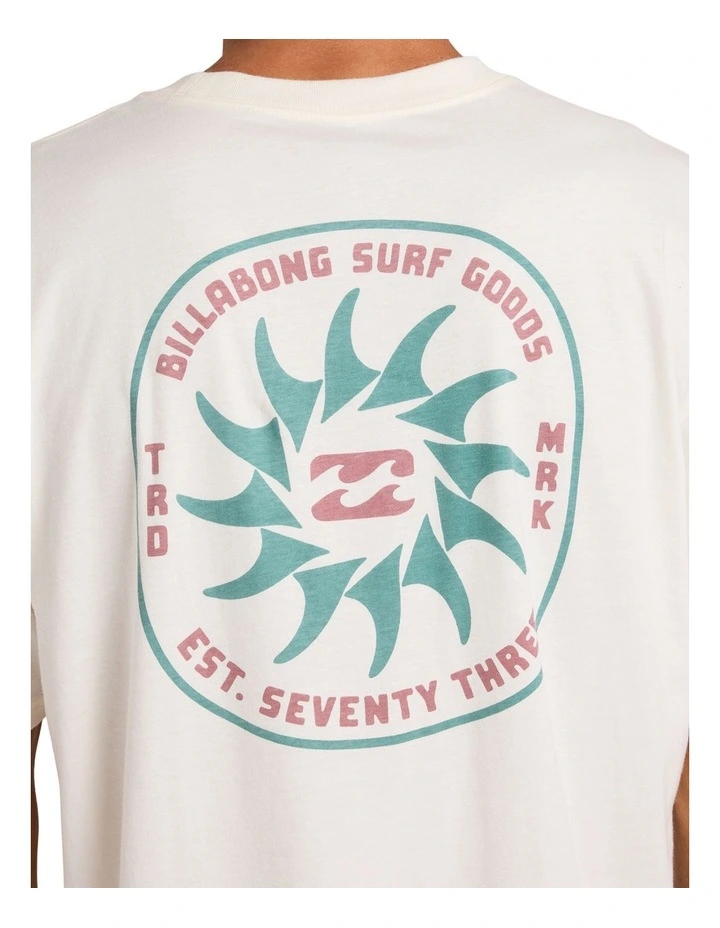 Rotation Premium T-Shirt Off in White image 4
