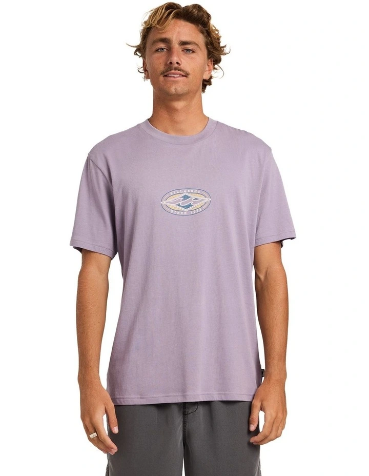 Rotor Diamond Premium T-Shirt in Purple Ash image 1