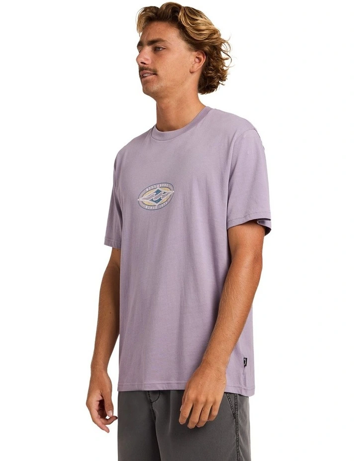 Rotor Diamond Premium T-Shirt in Purple Ash image 3