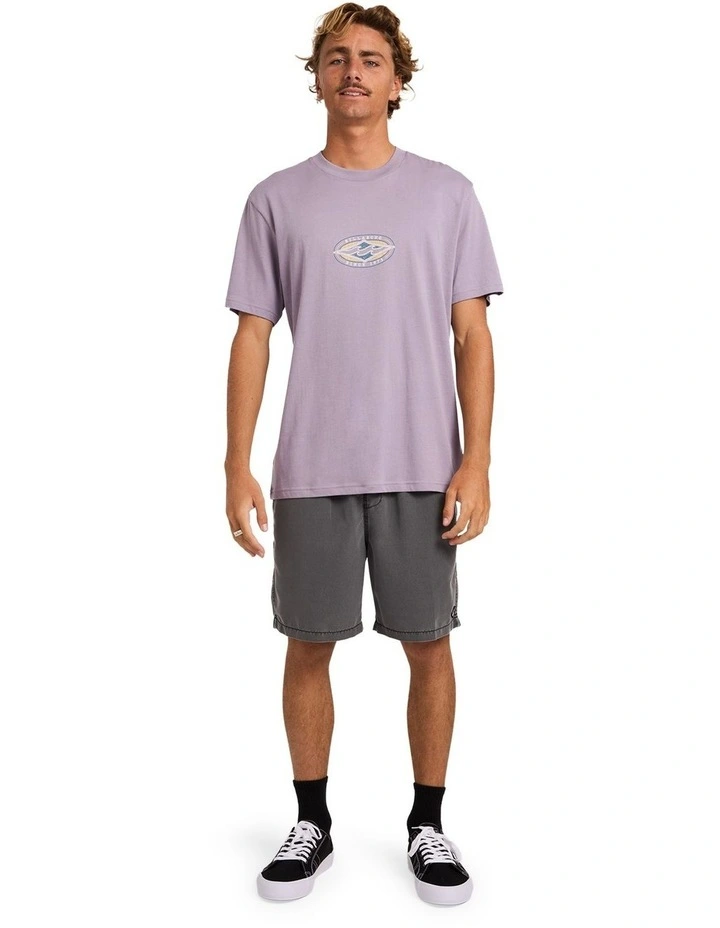 Rotor Diamond Premium T-Shirt in Purple Ash image 5