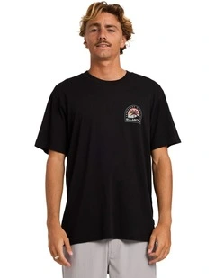 Sun Down Adiv Premium T-Shirt in Black