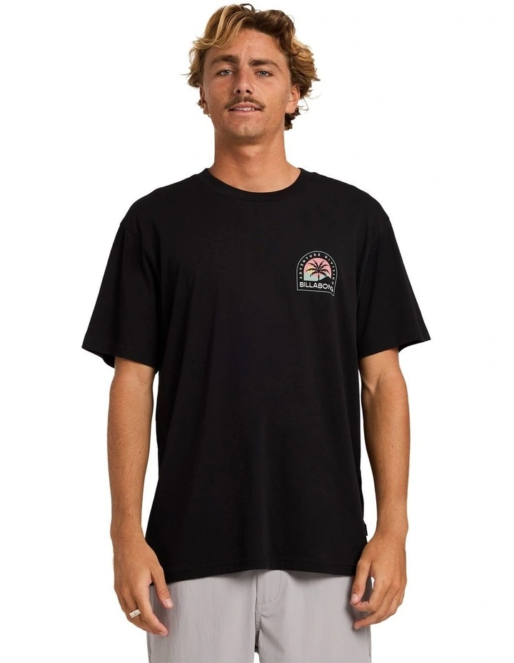 Sun Down Adiv Premium T-Shirt in Black image 1