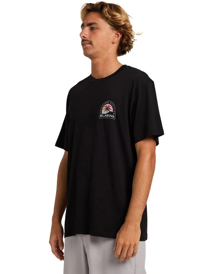 Sun Down Adiv Premium T-Shirt in Black image 3