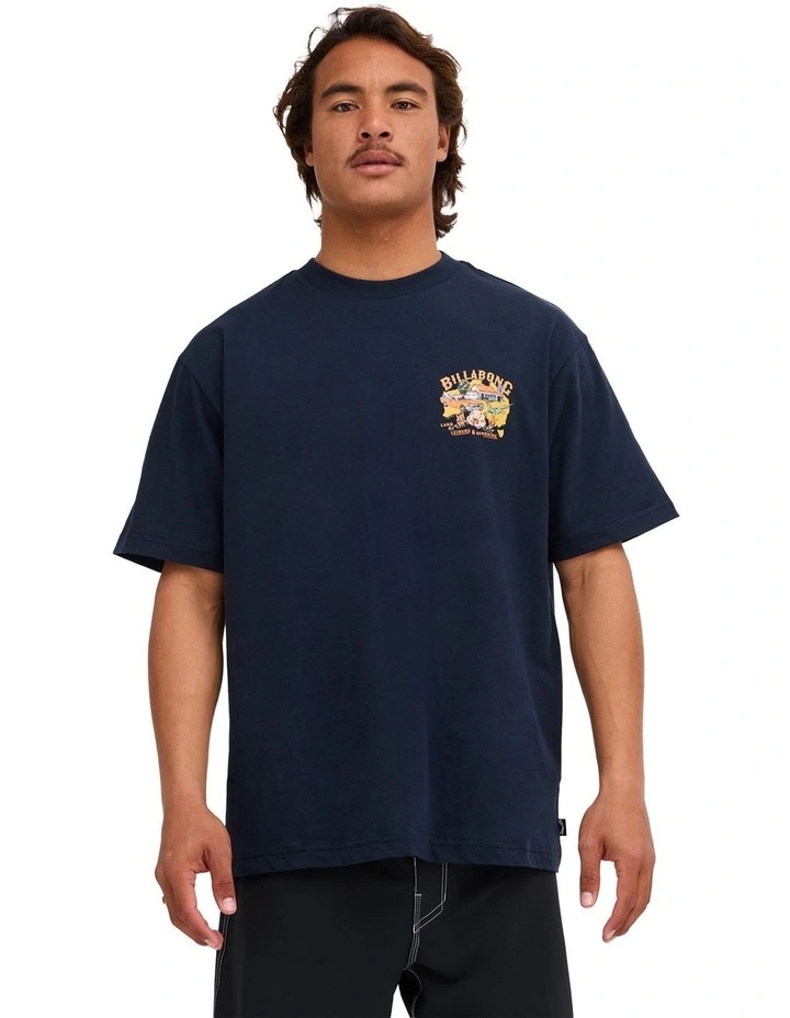 Aus Map T-Shirt Navy image 1