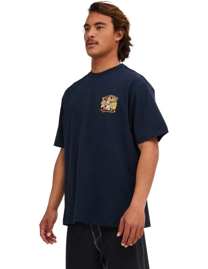 Aus Map T-Shirt Navy image 3