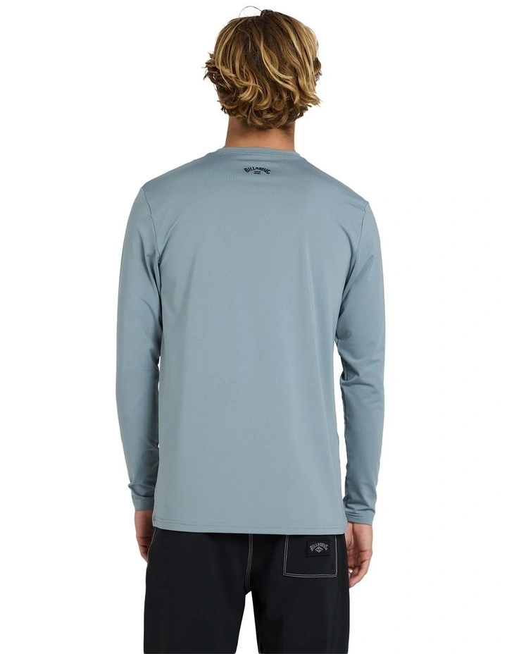 All Day Wave Long Sleeve Surf Shirt in Blue Fog image 2