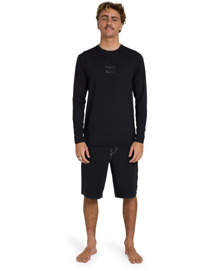 All Day Wave Long Sleeve Surf Shirt Stealth image 5