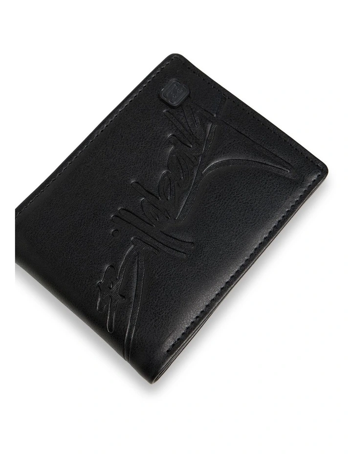 Script Bi Fold Wallet in Black image 4