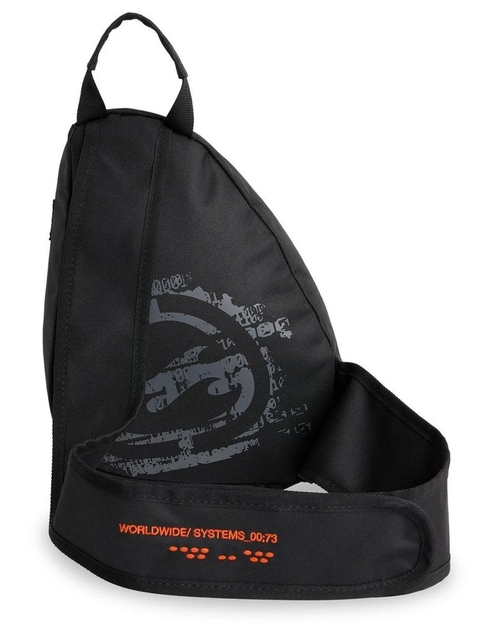 Spec Lad Sling Bag In Off in Black image 2